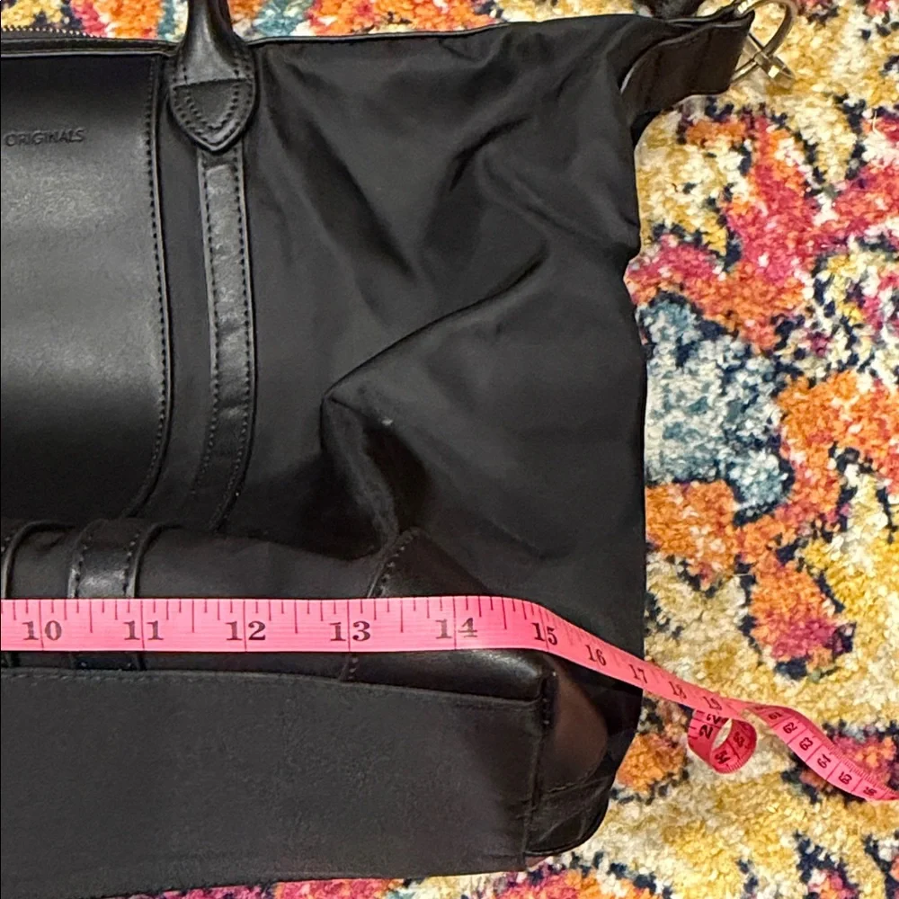 Urban Originals Black Vegan Leather and Nylon Travel Bags - Picture 12 of 14